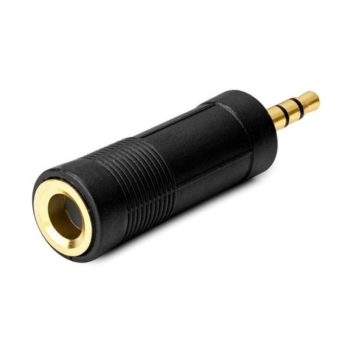 MACROTEL - Adaptador De Audio Macho 3.5 Mm A Hembra 1/4  Ma-098