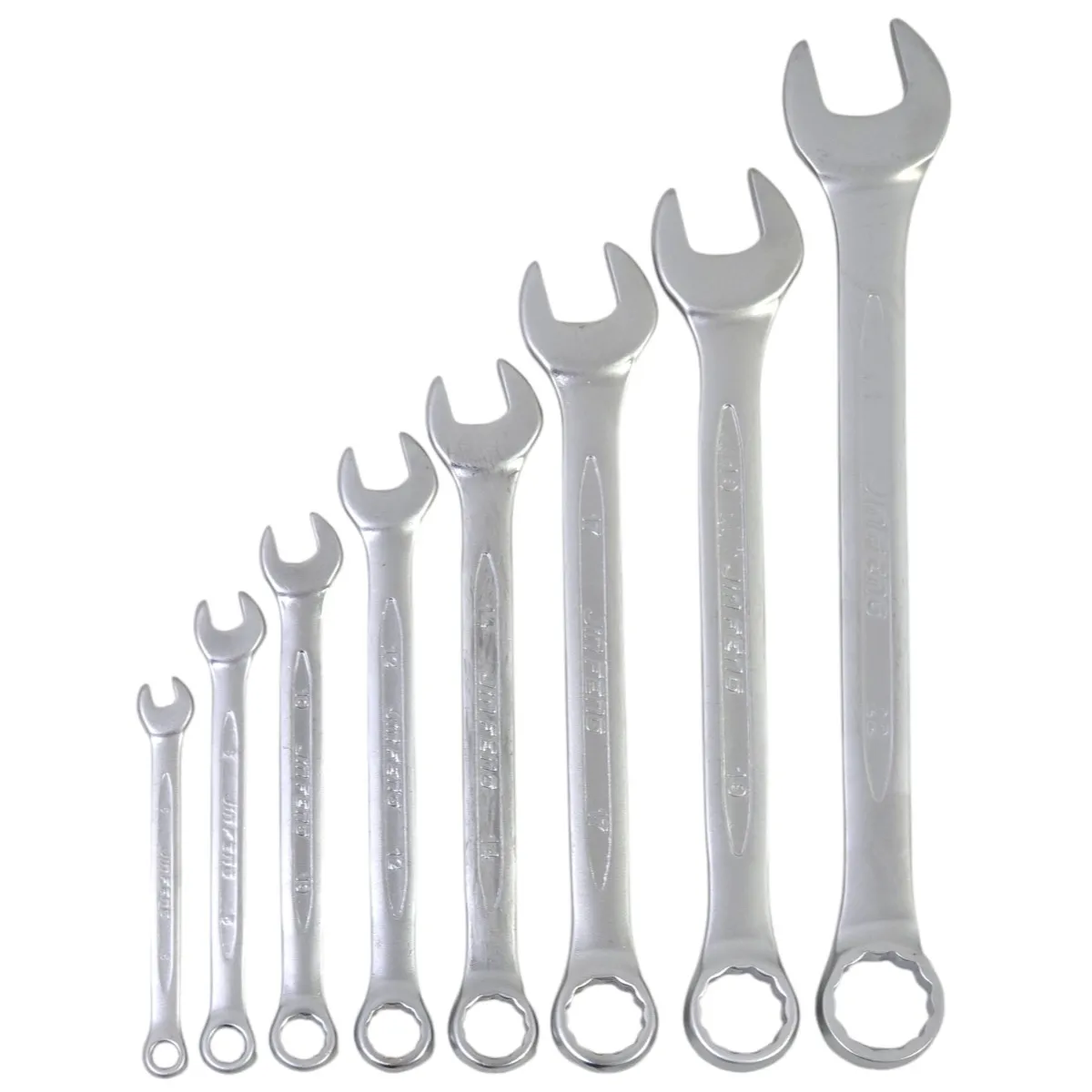 GENERICO - Set Juego De 8 Llaves Combinadas Corona 6 a 22mm