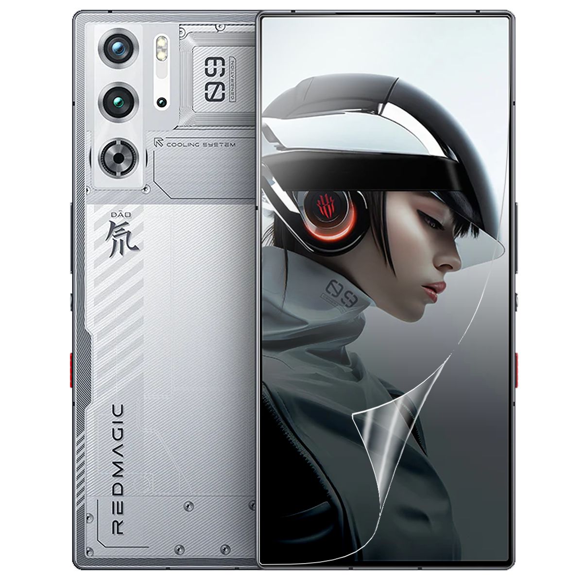 ROCK SPACE - Lamina De Hidrogel Para Zte Nubia Red Magic 9 Pro