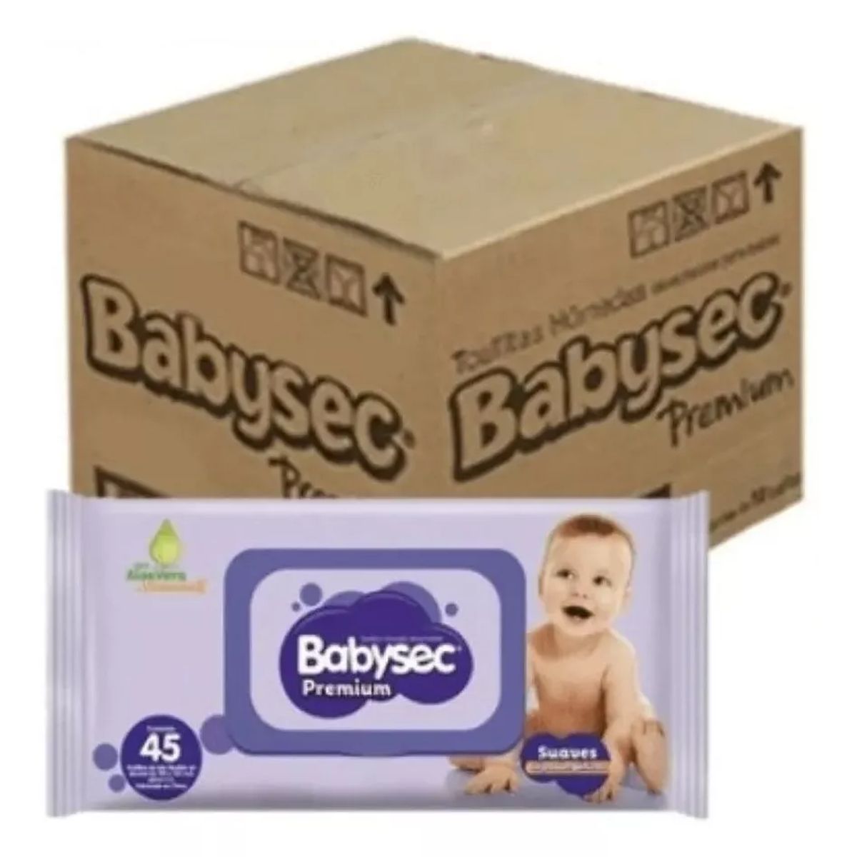 BABYSEC - Toallitas Húmedas Babysec Premium Caja - 10 Paquetes 450 Uds
