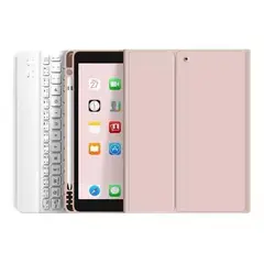 GENERICO - Carcasa con teclado para iPad Air 109 45 Gen ranura para lápiz color rosado