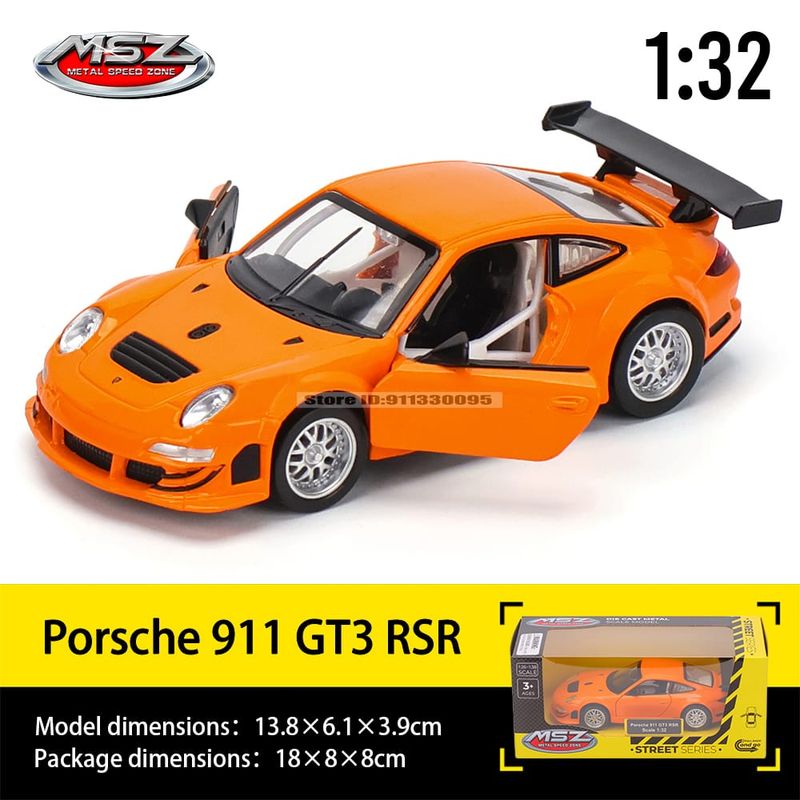 GENERICO - Porsche 911 GT3 RSR automóvil de colección 1 :32 Naranjo