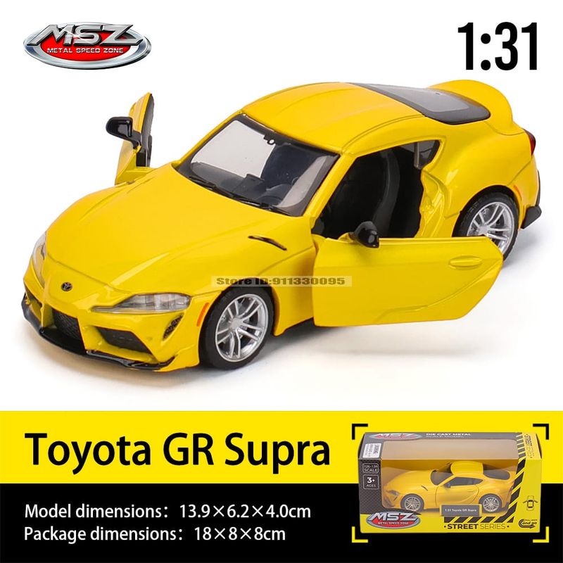 GENERICO - Toyota GR Supra automóvil de colección 1 :31 amarillo