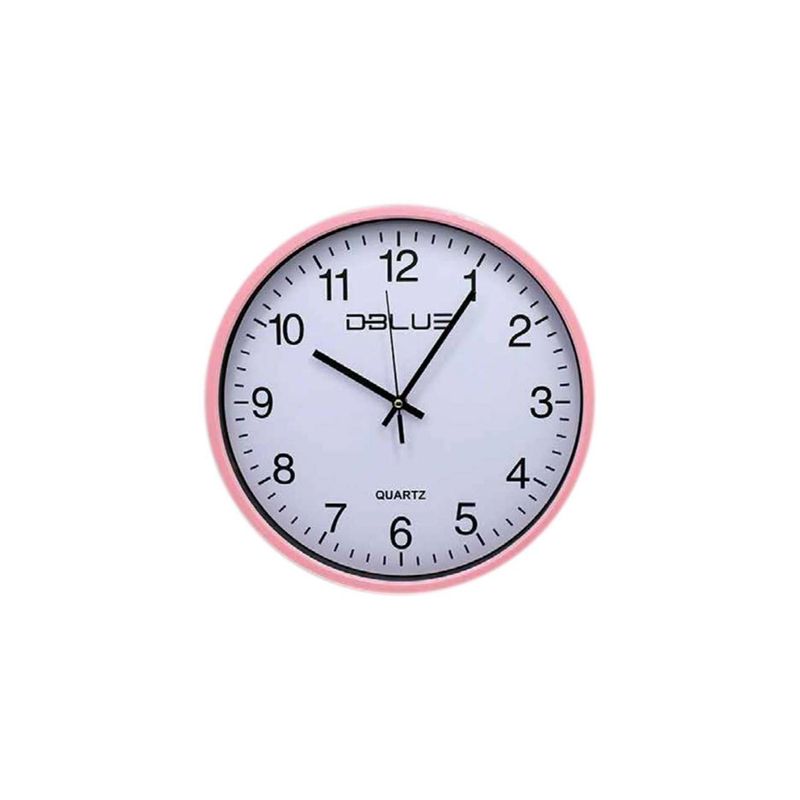 DBLUE - Reloj Para Pared De 15.7 Pulgadas Color Rosado - SC