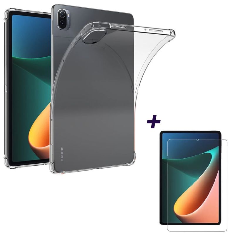 GENERICO - Carcasa Silicona  para  Xiaomi Pad 5 + Vidrio pantalla