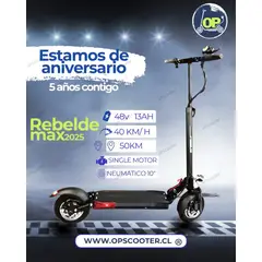 REBELDE - Scooter eléctrico Max 2025