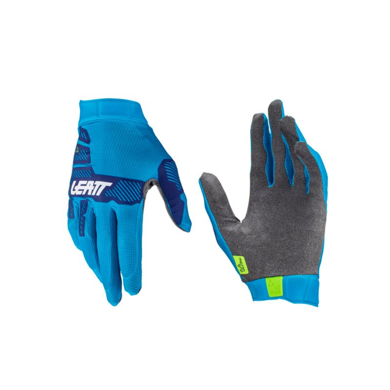 LEATT - Guantes Leatt Bicicleta y Moto 1.5 GripR Cian L 10US