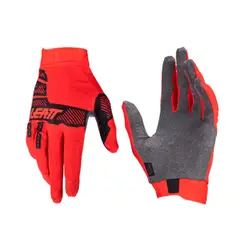 LEATT - Guantes Bicicleta y Moto 1.5 GripR V24 Rojo XL 11US