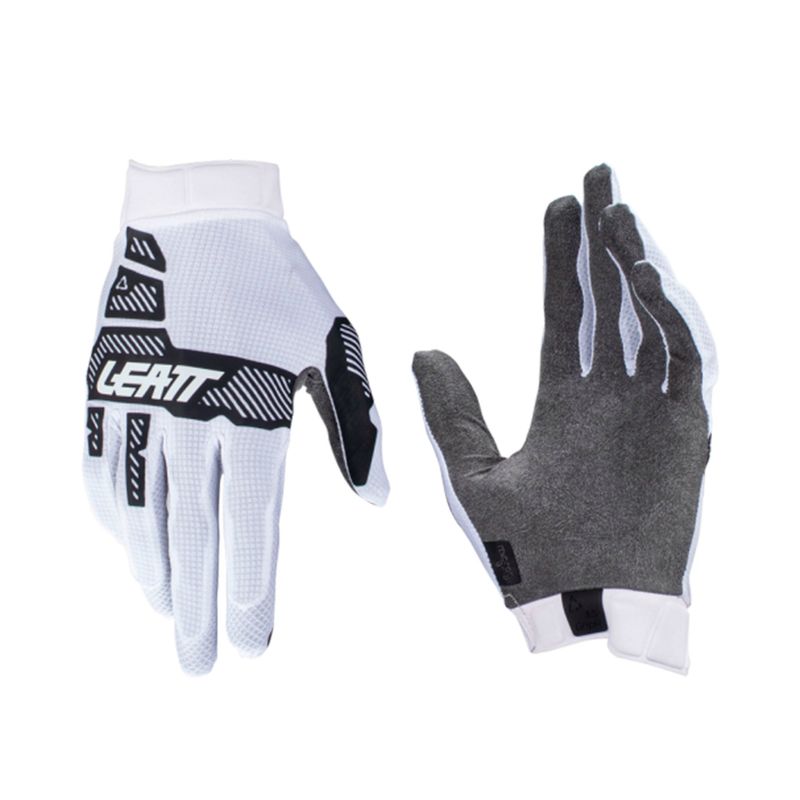 LEATT - Guantes Leatt Bicicleta y Moto 1.5 GripR Blanco L 10US