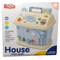 GENERICO - Casa Alcancía House Piggy Para Niños AZUL