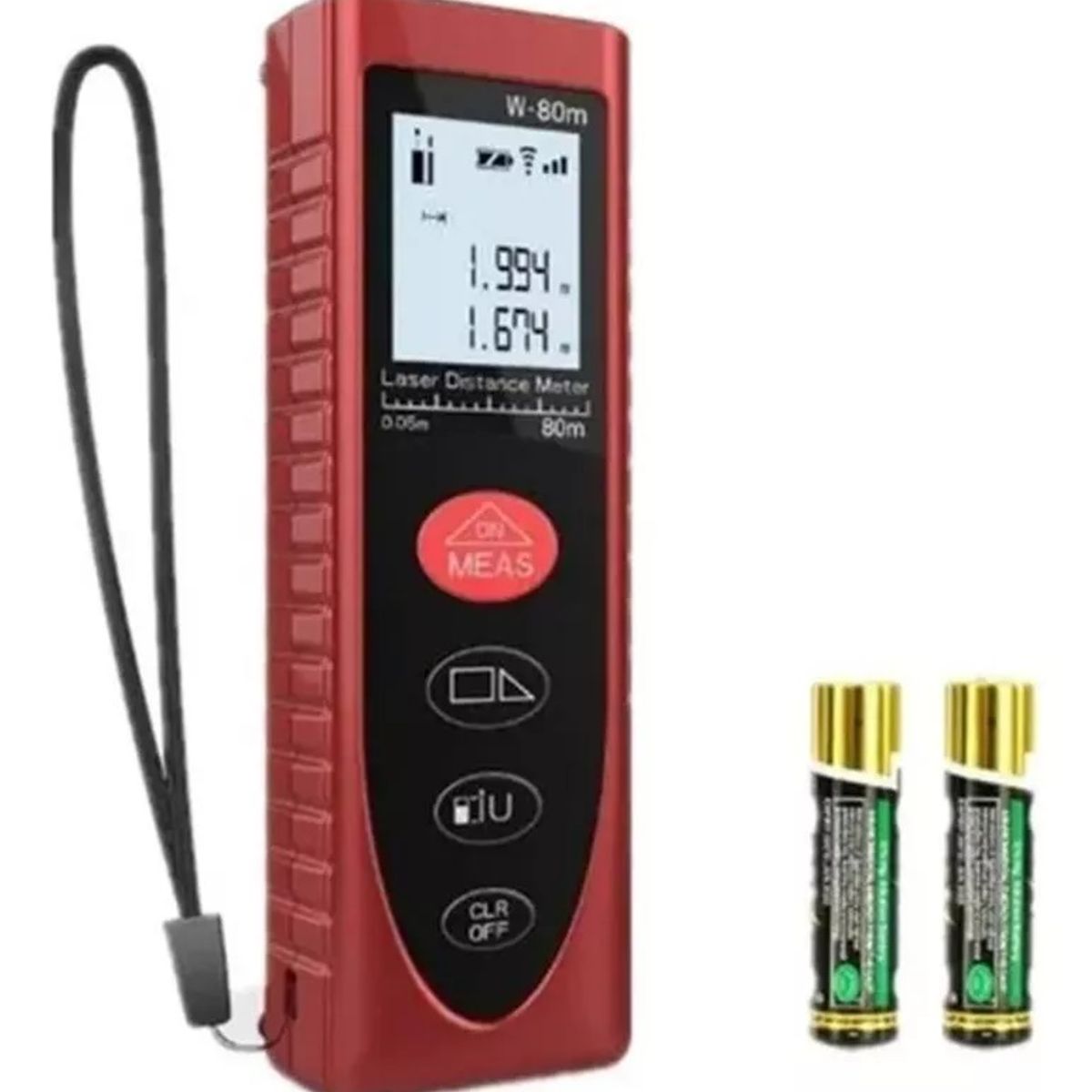 GENERICO - Medidor De Distancia Laser Digital 80 Metros