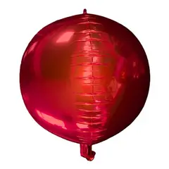 GENERICO - GLOBO METALICO 22 ORBZ ROJO X1 UNI