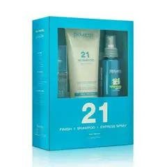 SALERM - Pack 21 Silk Protein Shampoo + Finish + Expres Spray