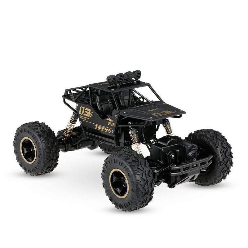 GENERICO - Jeep A Control Remoto Todo Terreno Recargable Negro - SC