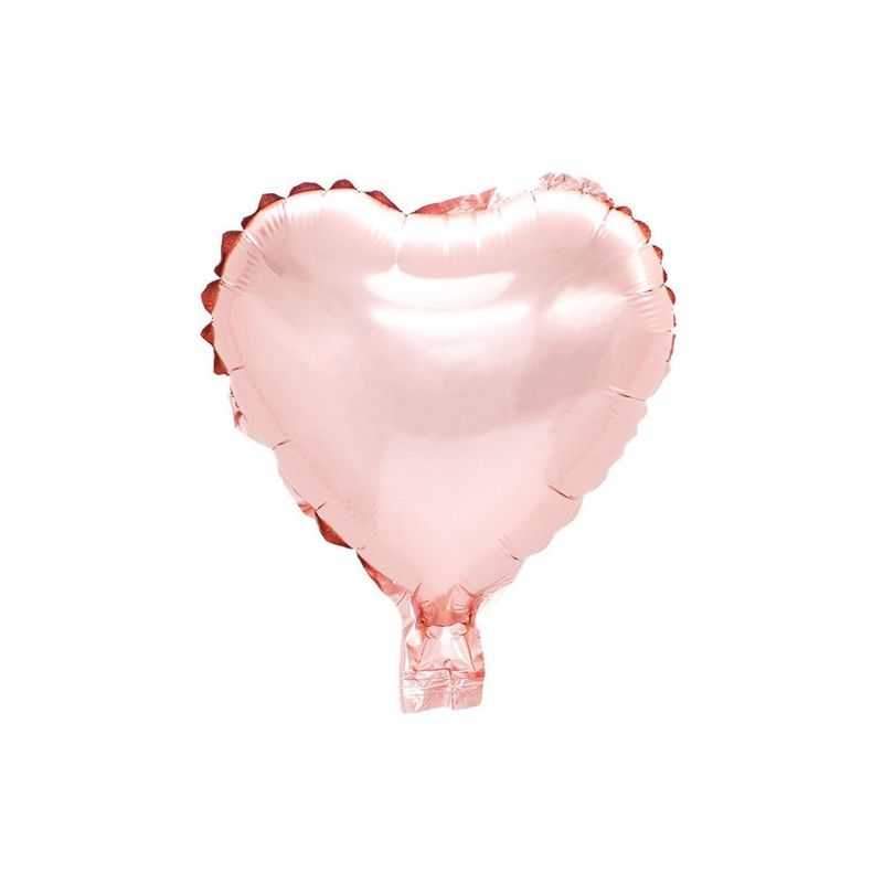 GENERICO - GLOBO METALICO 10 CORAOZN ROSE GOLD X50 UNI