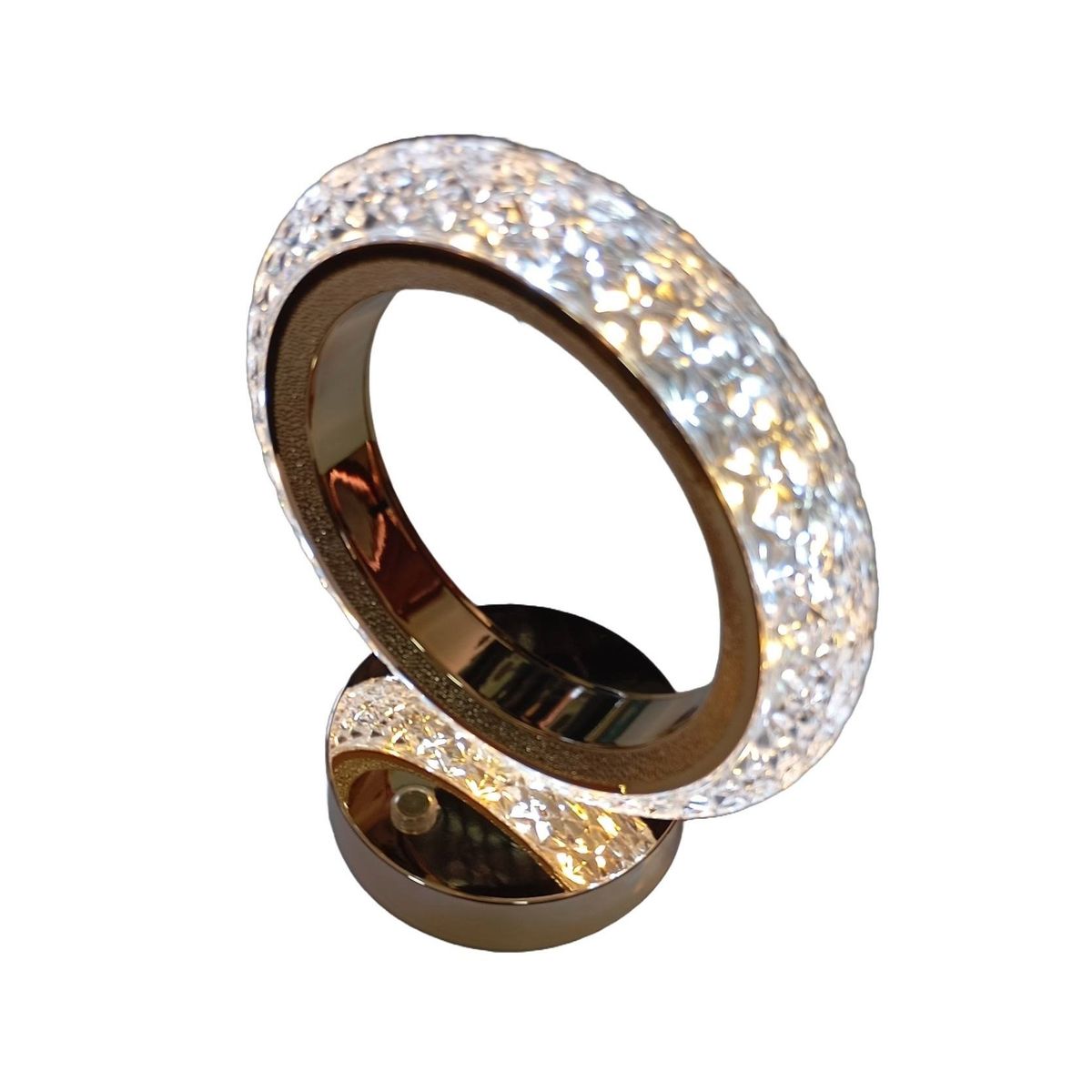 GENERICO - Luz nocturna con diseño circular 19x17x2 cm