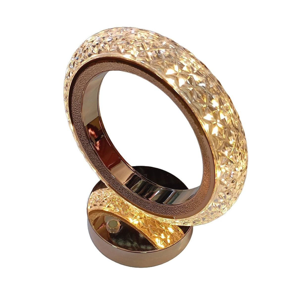 GENERICO - Luz nocturna con diseño circular 19x17x2 cm