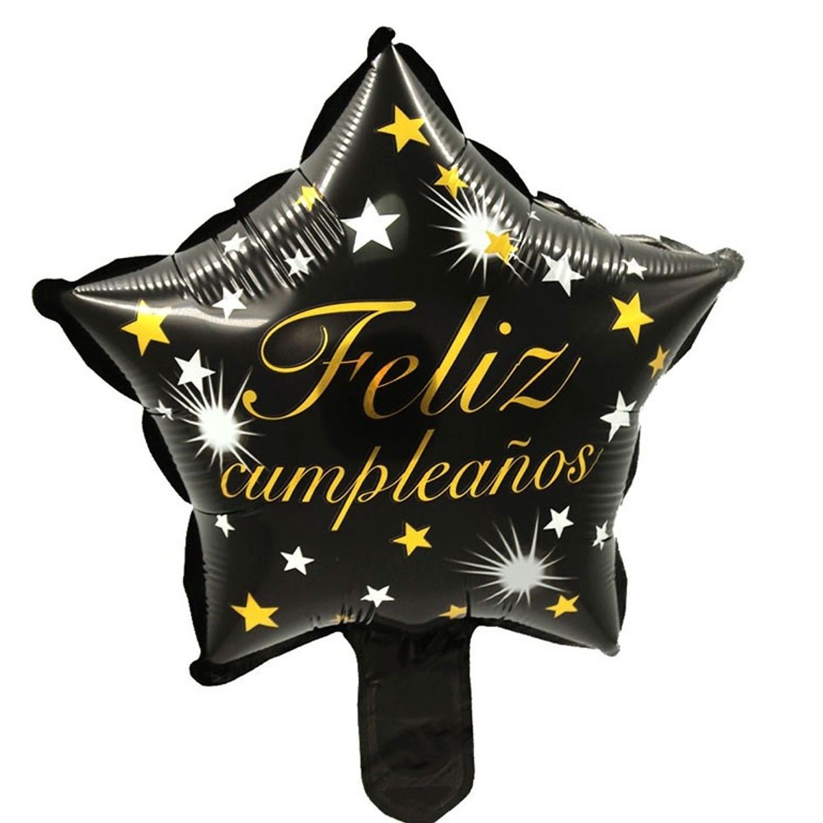 GENERICO - GLOBO METALICO 10 F.C ESTRELLA NEGRA X50 UNI