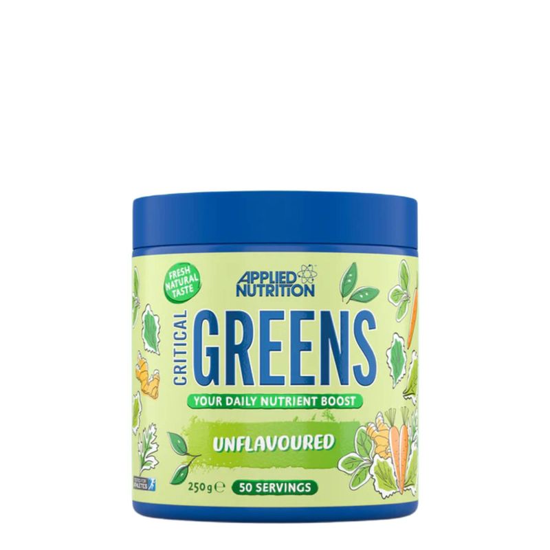 APPLIED NUTRITION - Critical Greens Powder Applied Nutrition 50 Servicios. SIN SABOR.