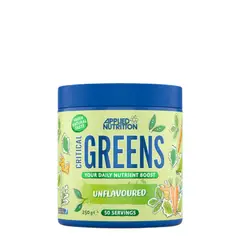 APPLIED NUTRITION - Critical Greens Powder 50 Servicios. SIN SABOR.
