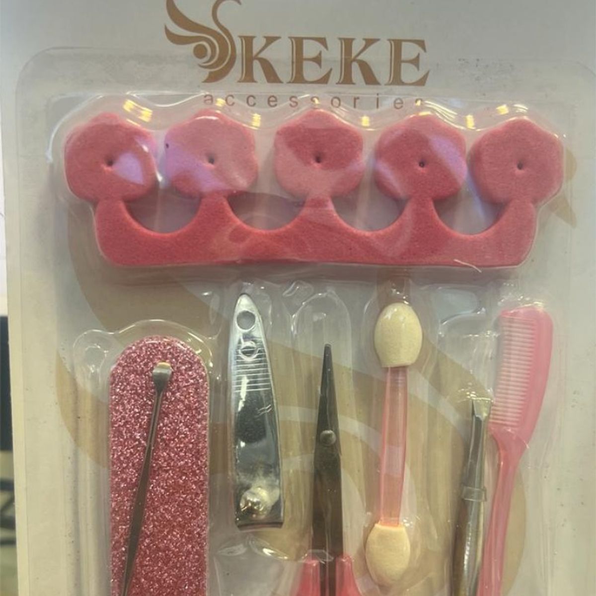 GENERICO - Set De Accesorios Lima Cepillo Corta Uñas Para Pedicura