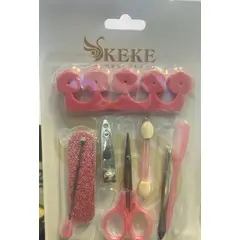 GENERICO - Set De Accesorios Lima Cepillo Corta Uñas Para Pedicura