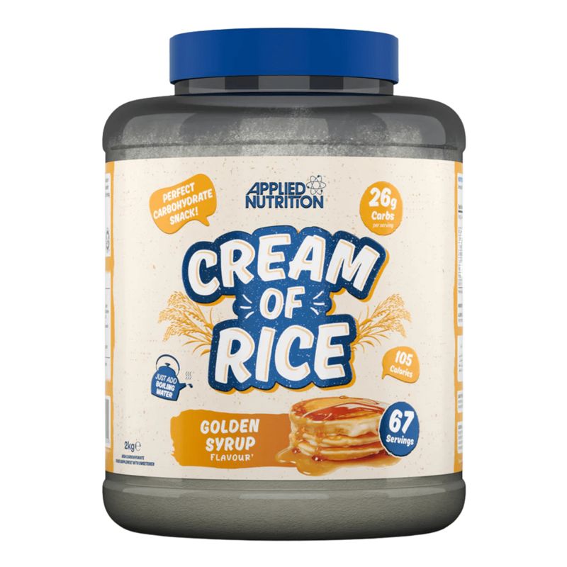 APPLIED NUTRITION - Cream of Rice Applied Nutrition 4.4 Libras 67 Servicios. GOLDEN SYRUP.