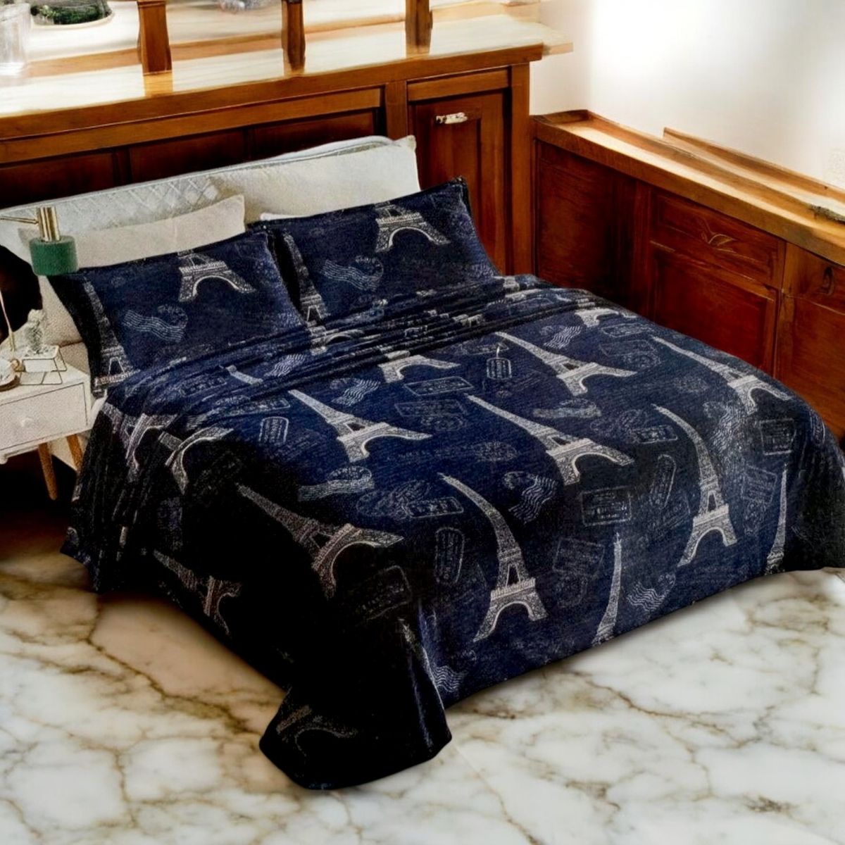 GENERICO - Cubrecama Premium Plush con Chiporro plaza y media md18.