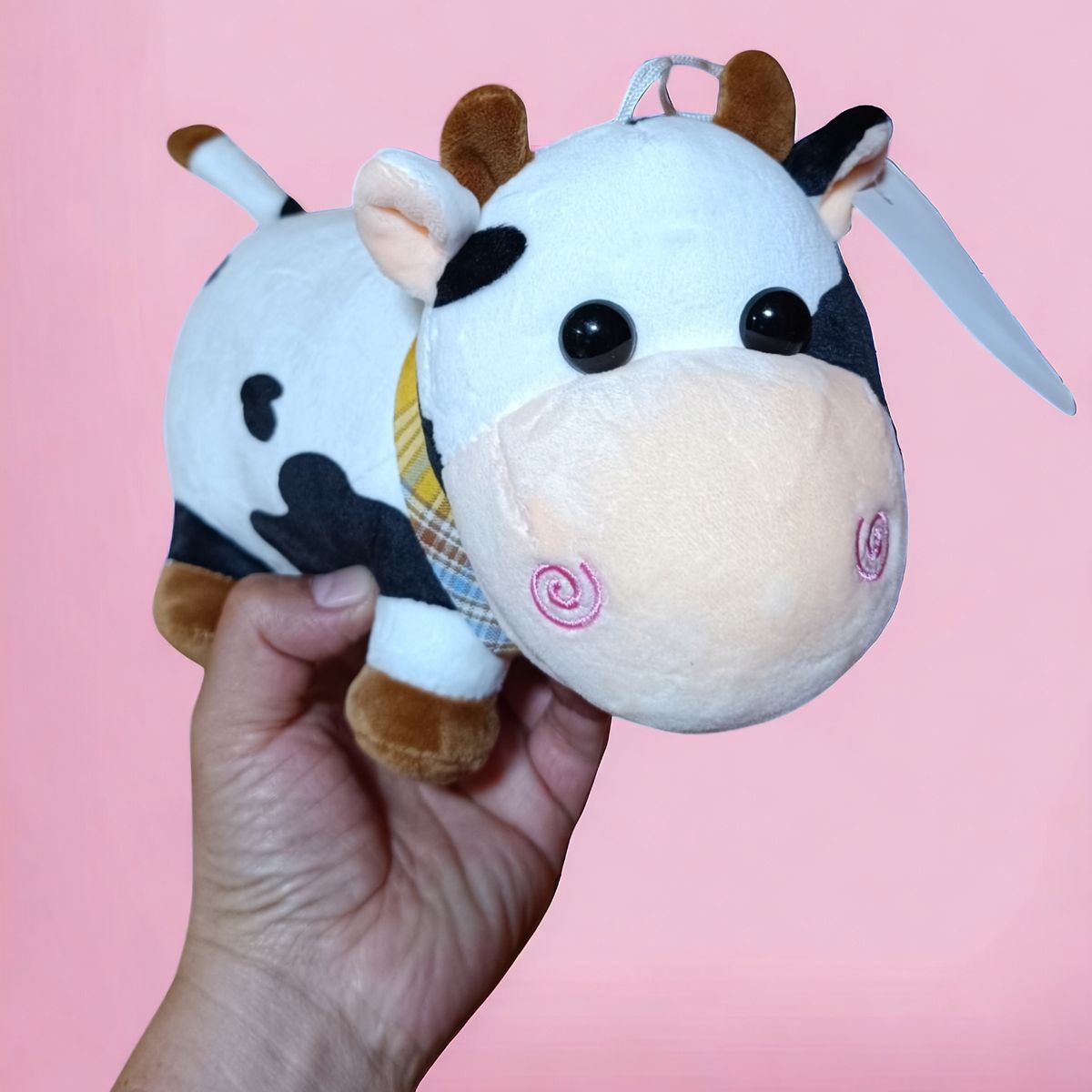 GENERICO - Vaca. Vaquita Lola Peluche De Felpa. 25 Cm. Animal De Granja