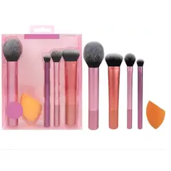 GENERICO - Set Brochas Maquillaje Con Esponja