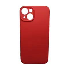 GENERICO - PROTECTOR CARCASA SILICONA ANTISHOCK PARA IPHONE 14 - CUBRECAM ROJA