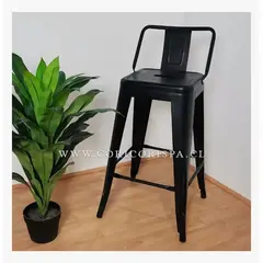 CORI CORI - Taburete Tolix 77cm Negro