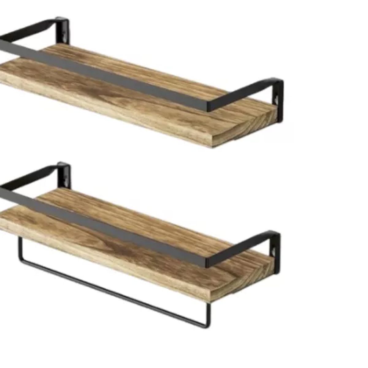 GENERICO - Repisas Flotantes De Madera Modernas Kit X2 Colores