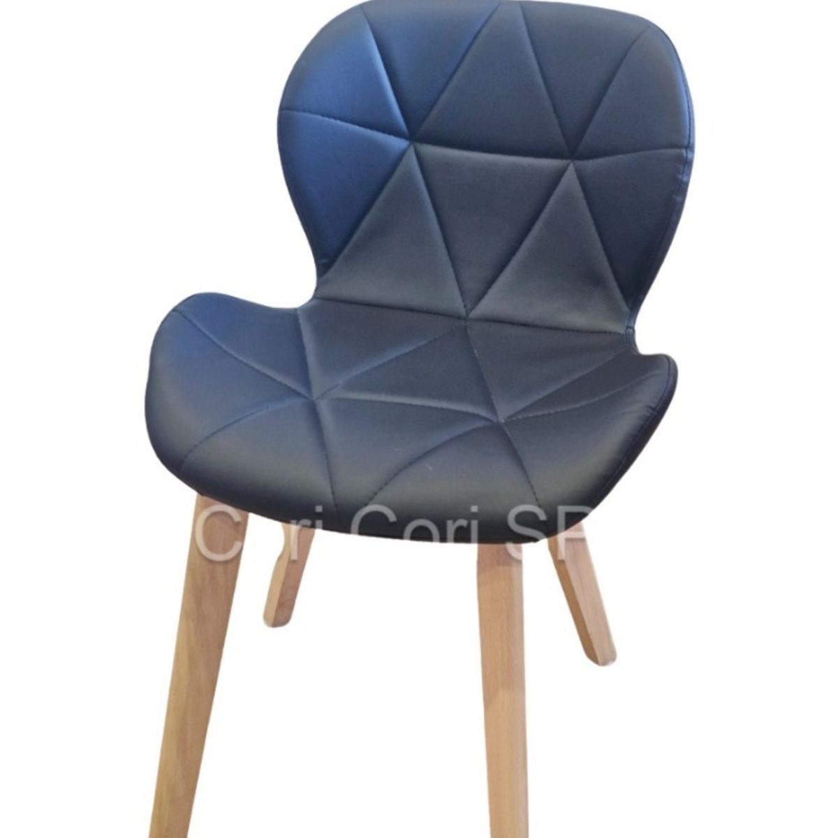 CORI CORI - Silla Mariposa Ecocuero Wood - Negra