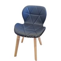 Silla Mariposa Ecocuero Wood - Negra