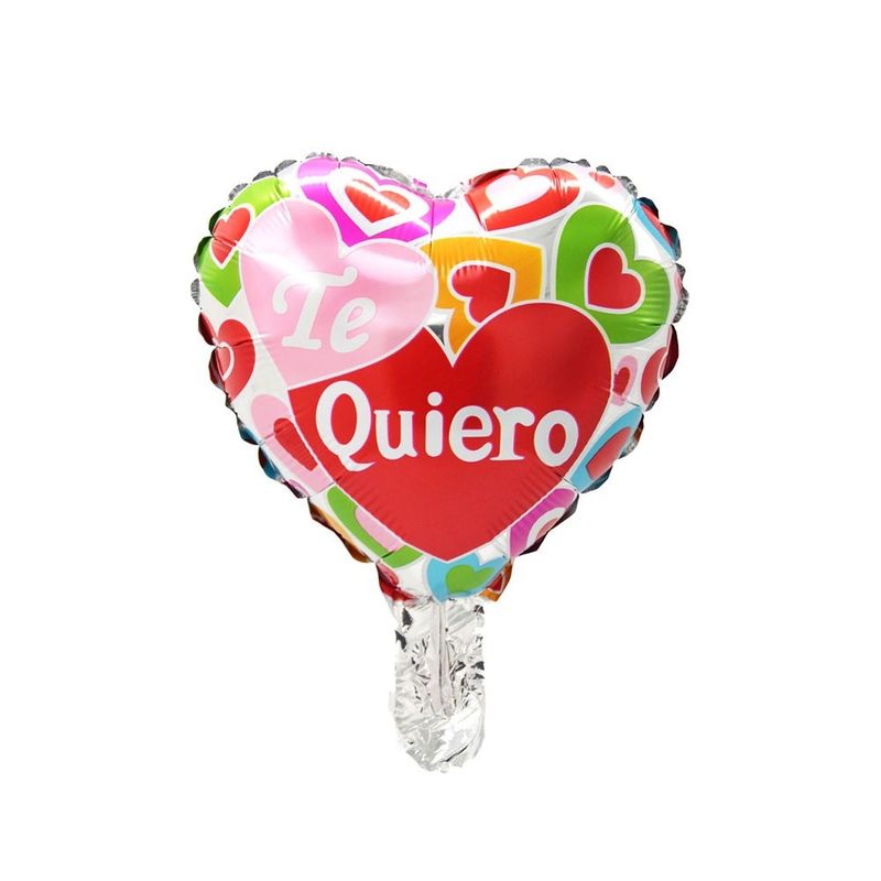GENERICO - GLOBO METALICO 10 TE QUIERO X50 UNI