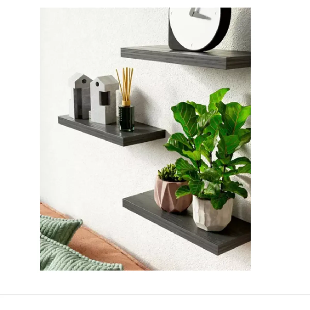 GENERICO - Repisas Flotantes De Madera Mdf Premium Kit X3