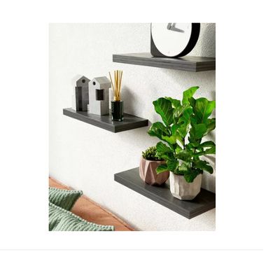 Imagen 2 del producto Repisas Flotantes De Madera Mdf Premium Kit X3