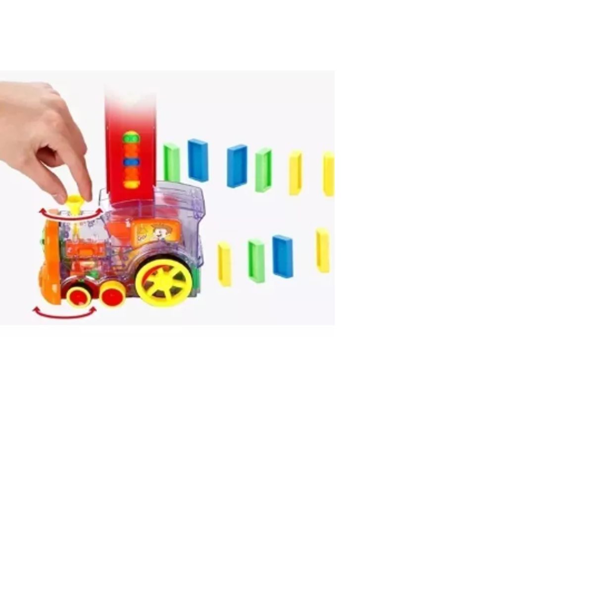 GENERICO - Tren Juguete Dominó Automático Juego Para Niños Y Niñas