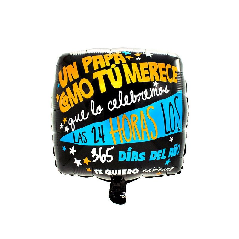 GENERICO - GLOBO METALICO 18 365 PAPA X1 UNI