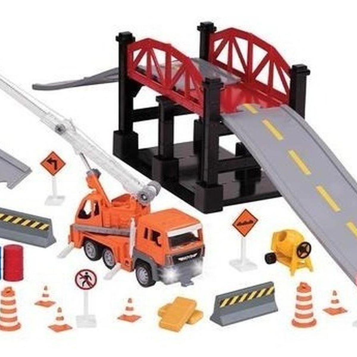GENERICO - Set Construcción Incluye Grúa Con Luz Y Sonido - Driven