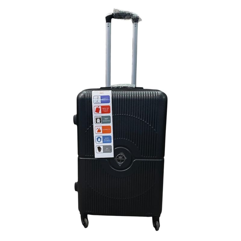 GENERICO - Maleta Grande Equipaje De Viaje De 20kg Negro