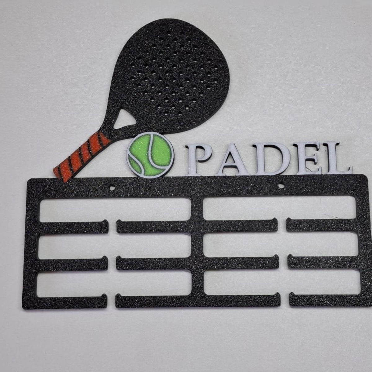 GENERICO - Medallero  Porta Medallas de Padel - Negro