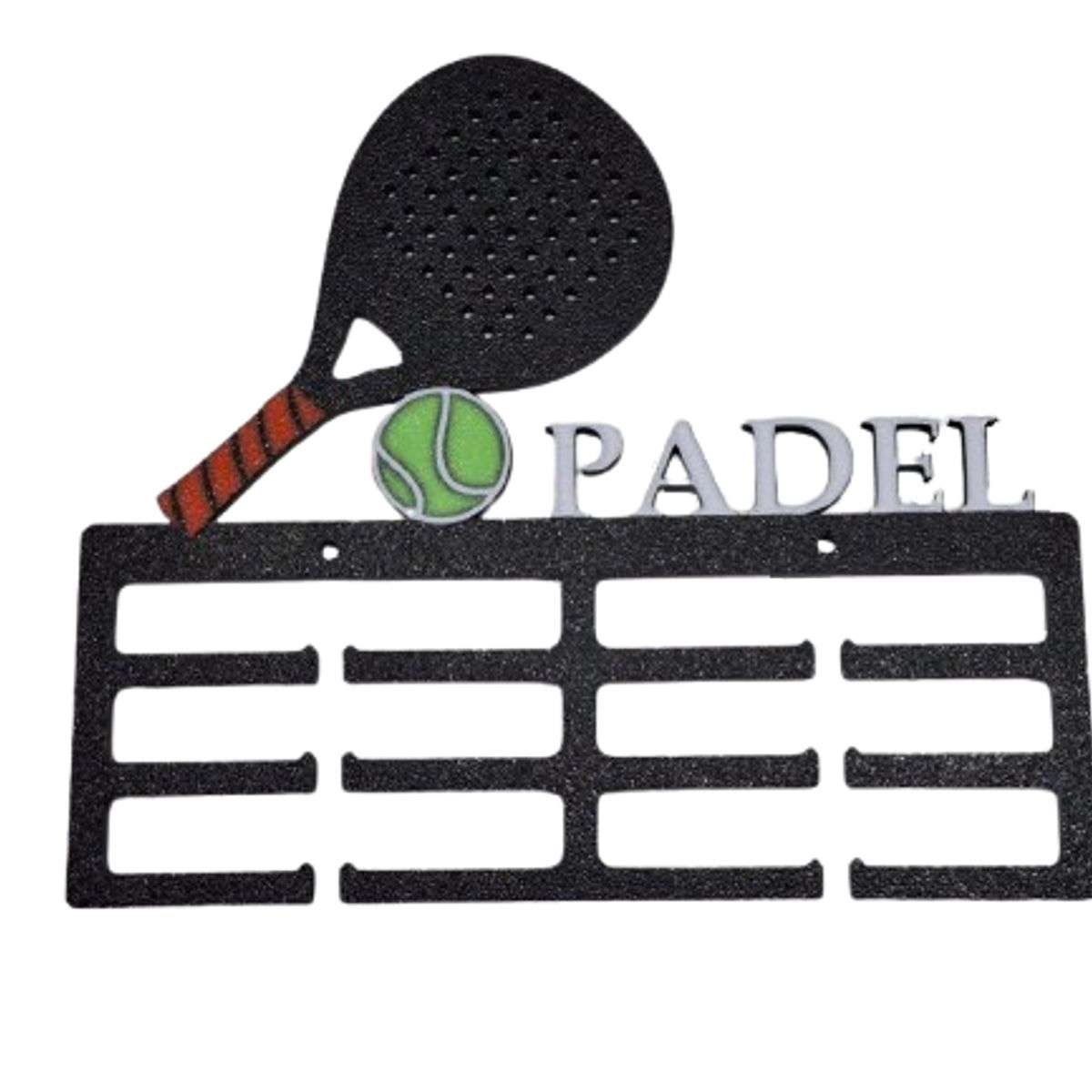 GENERICO - Medallero  Porta Medallas de Padel - Negro