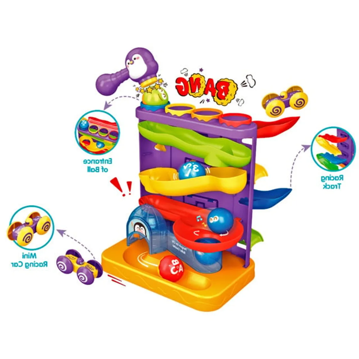 GENERICO - Rampa Tobogán de Pingüino 2 en 1