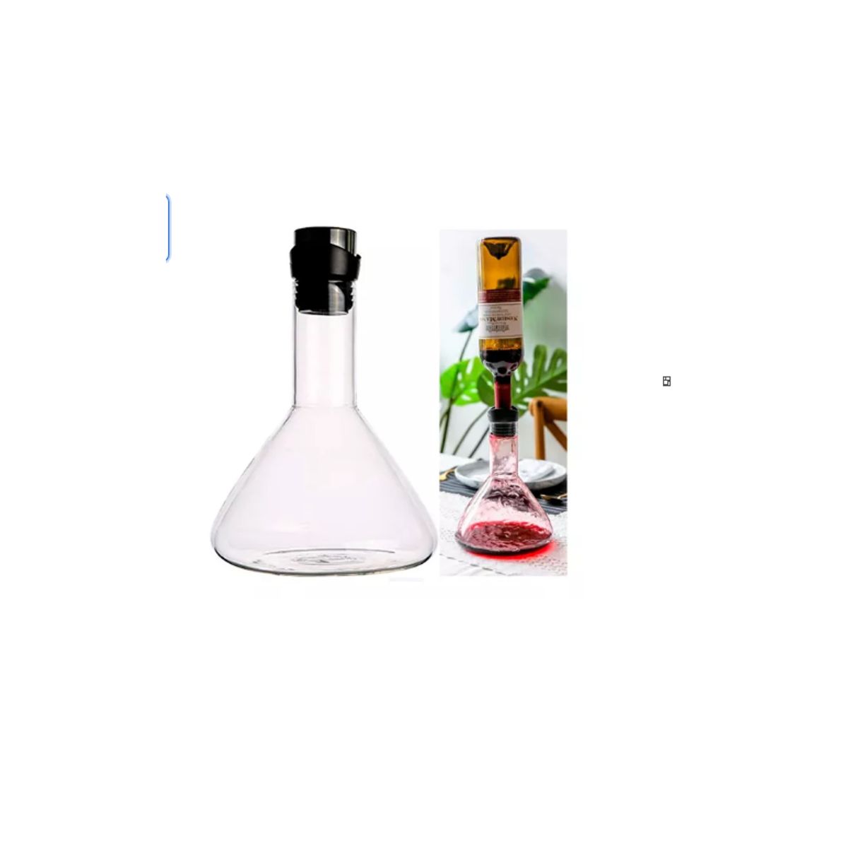 GENERICO - Aireador Decantador 1lts Carafe De Vino Oxigenador