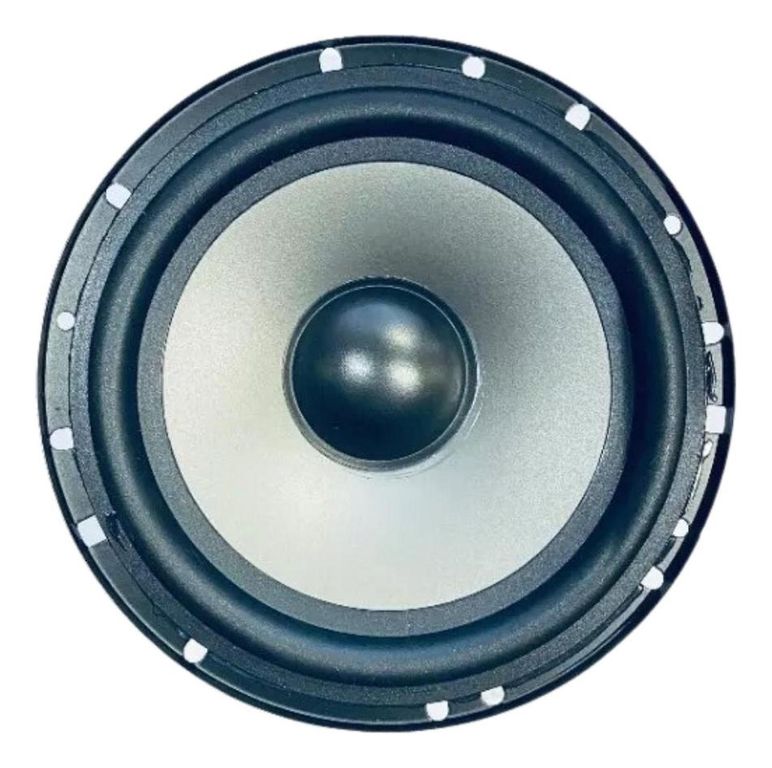 Set 2 Parlantes Auto 16 CM Redondo 100 Watt Coaxial 2 Vias Hifi