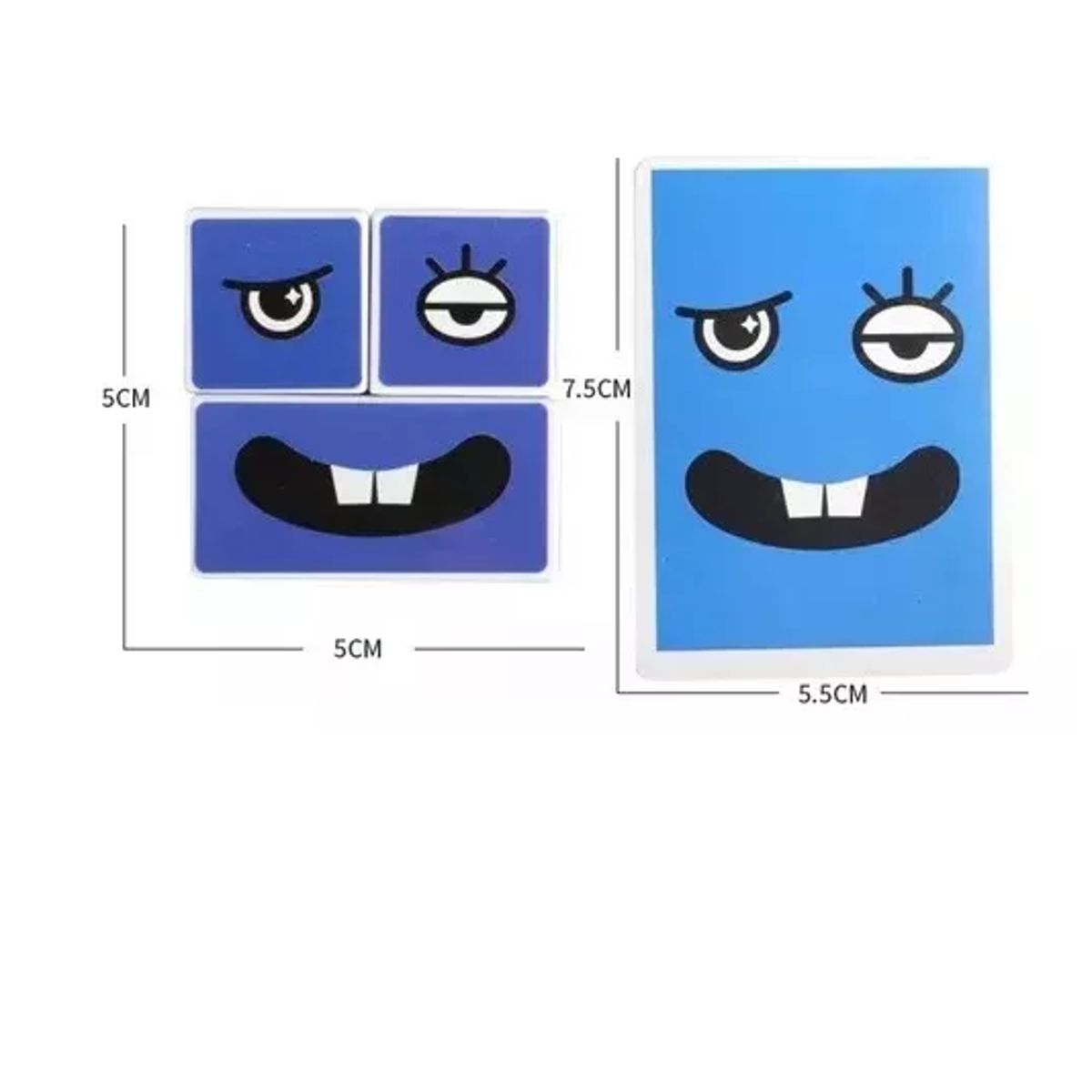 GENERICO - Juego De Expresión Cubo Cambia De Cara Puzzle Para Niño