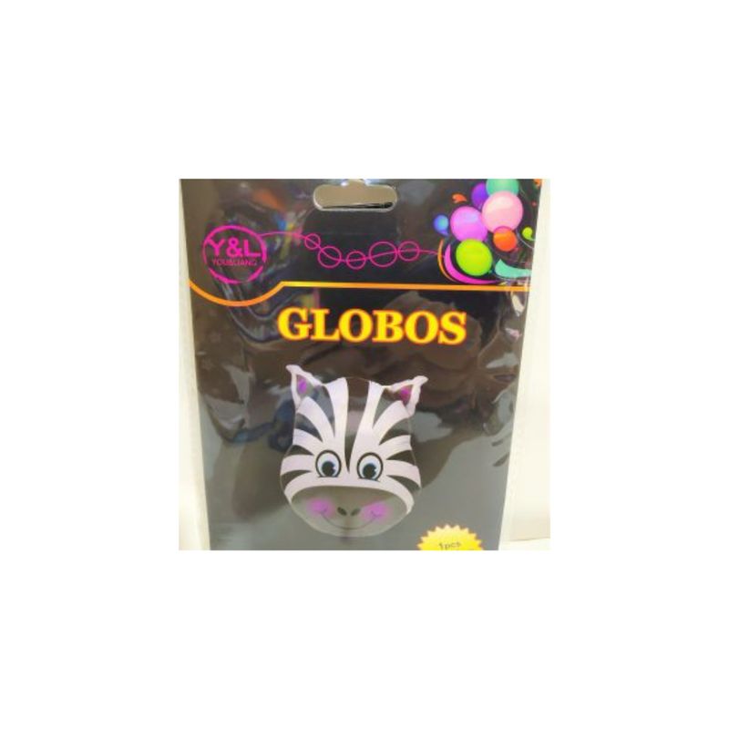 GENERICO - GLOBOS DE TEMATICA CEBRA 1 PCS