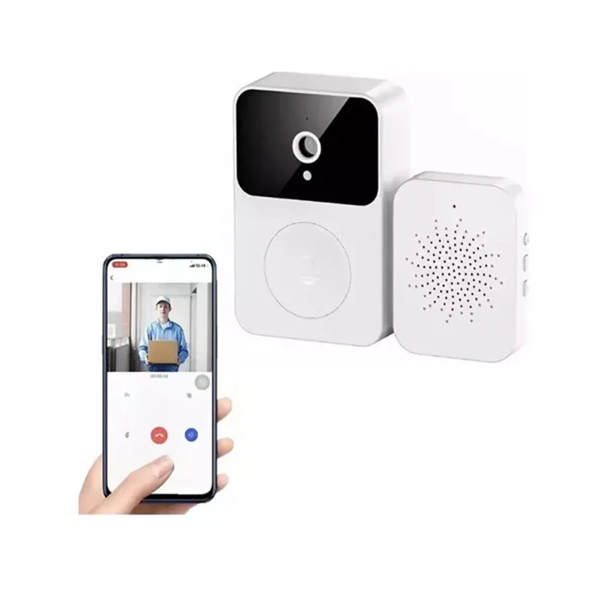 GENERICO - Timbre Inalámbrico Portátil Para Exteriores